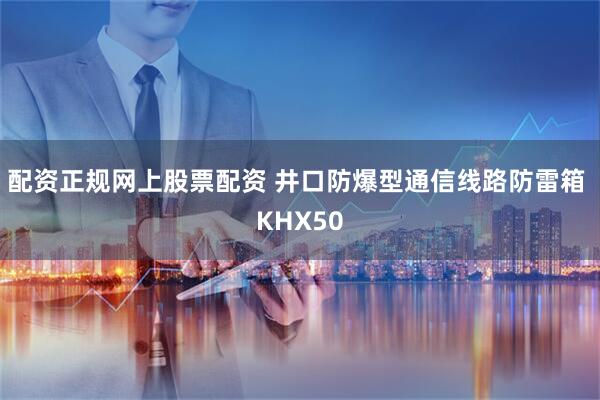 配资正规网上股票配资 井口防爆型通信线路防雷箱 KHX50